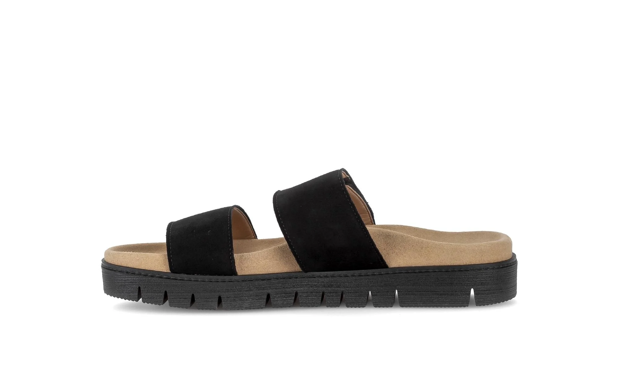Mules noires en nubuck - Image 2