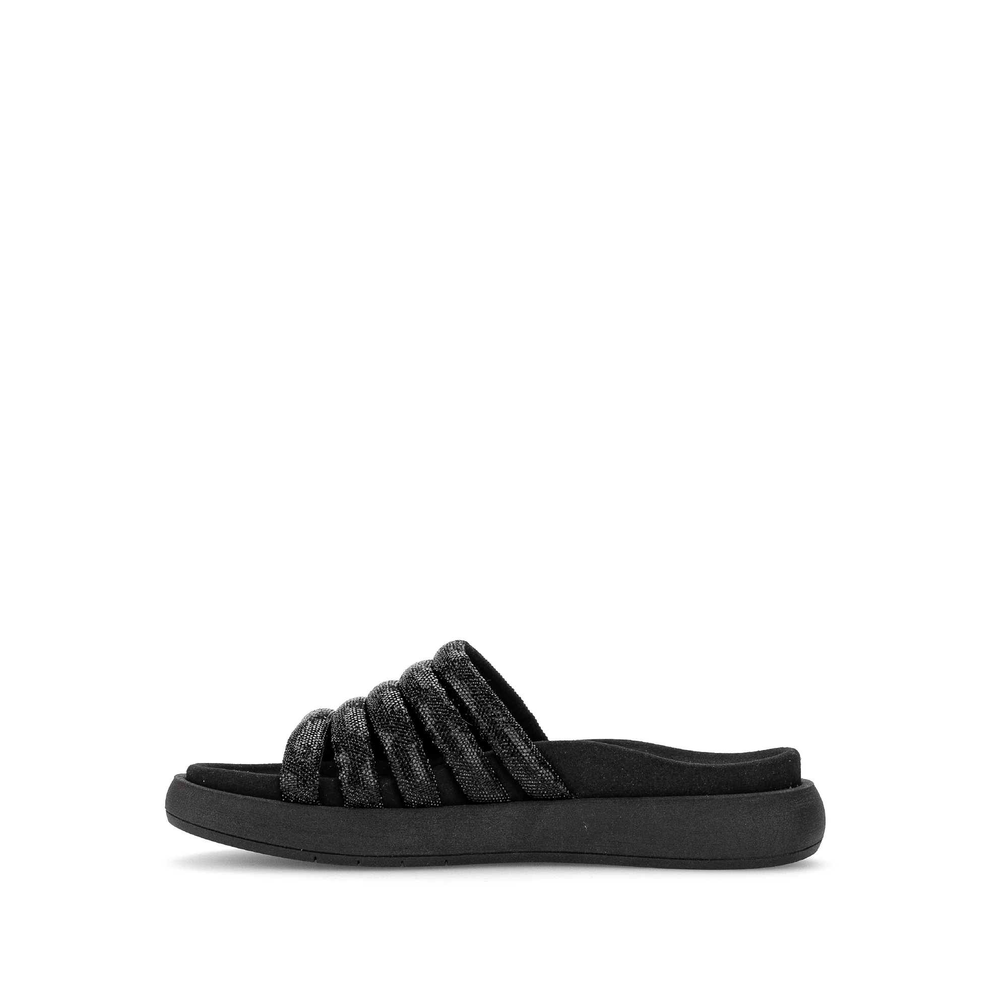 Mules noirs en textile - Image 2