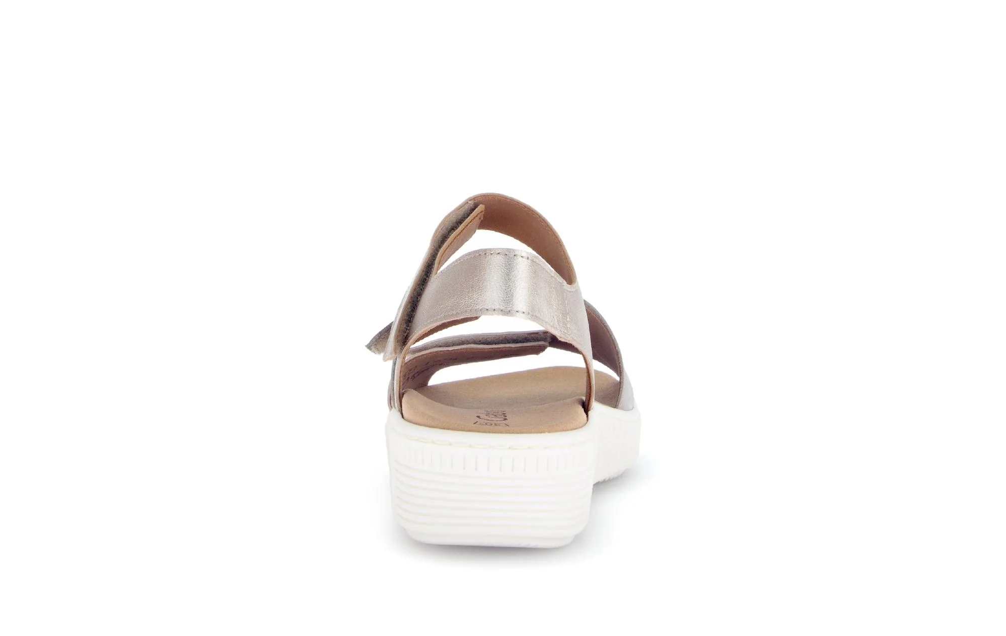 Sandales beiges en nubuck (semelle amovible) - Image 4