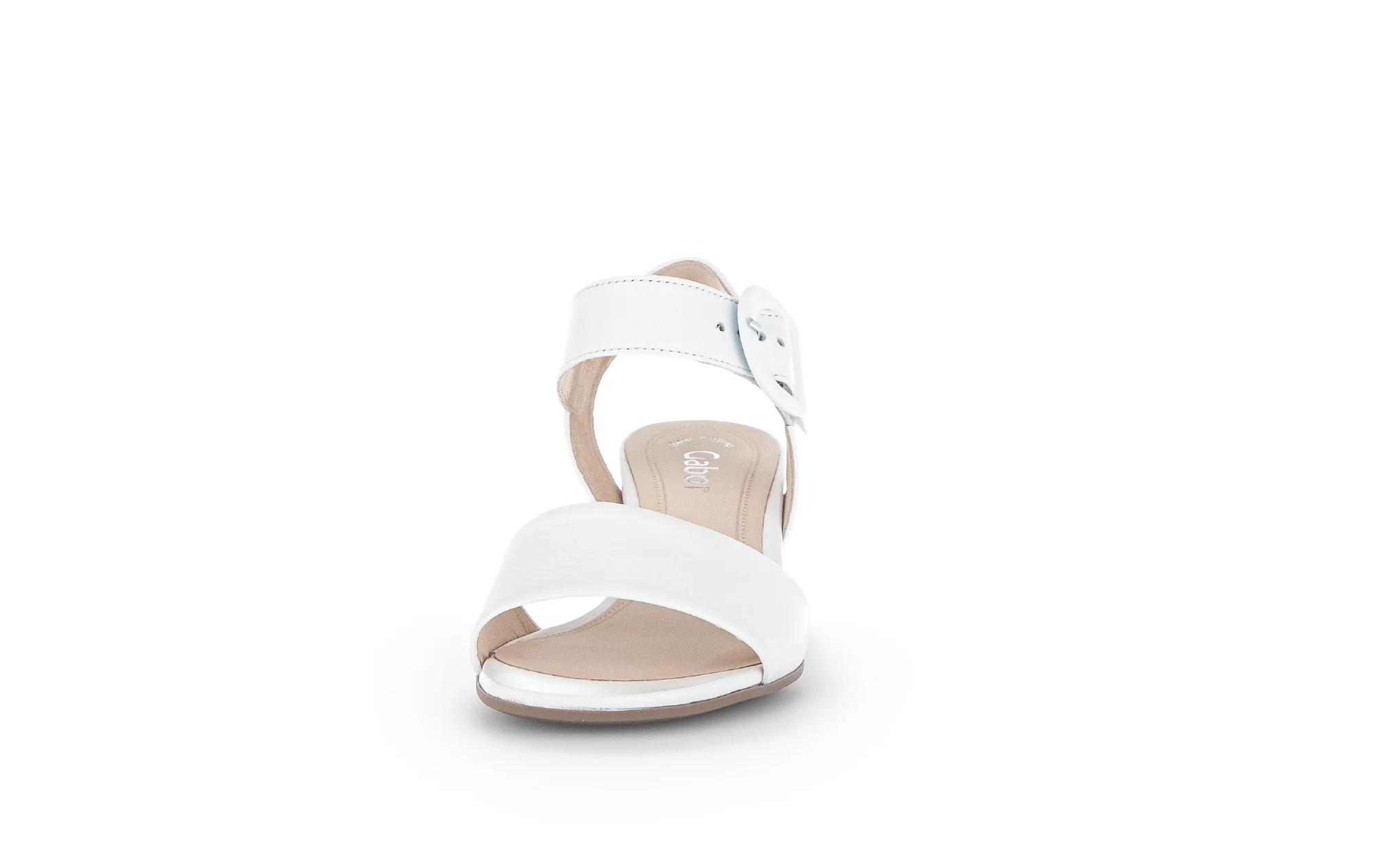 Sandales blanches en cuir - Image 4