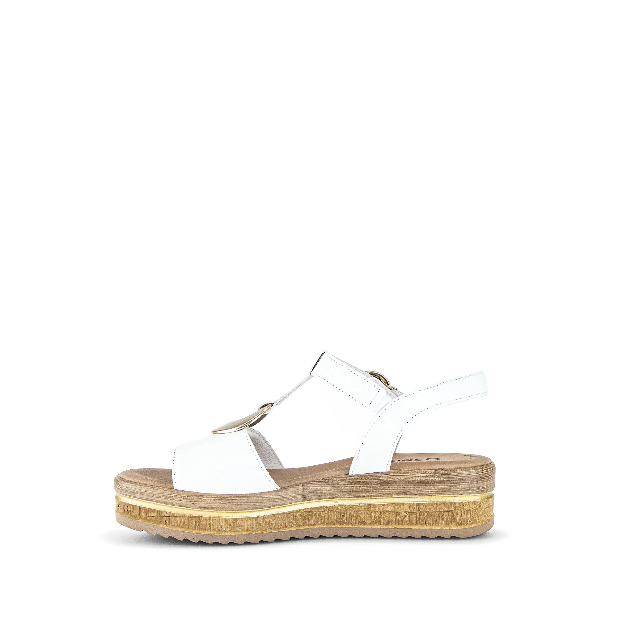 Sandales blanches en cuir - Image 2