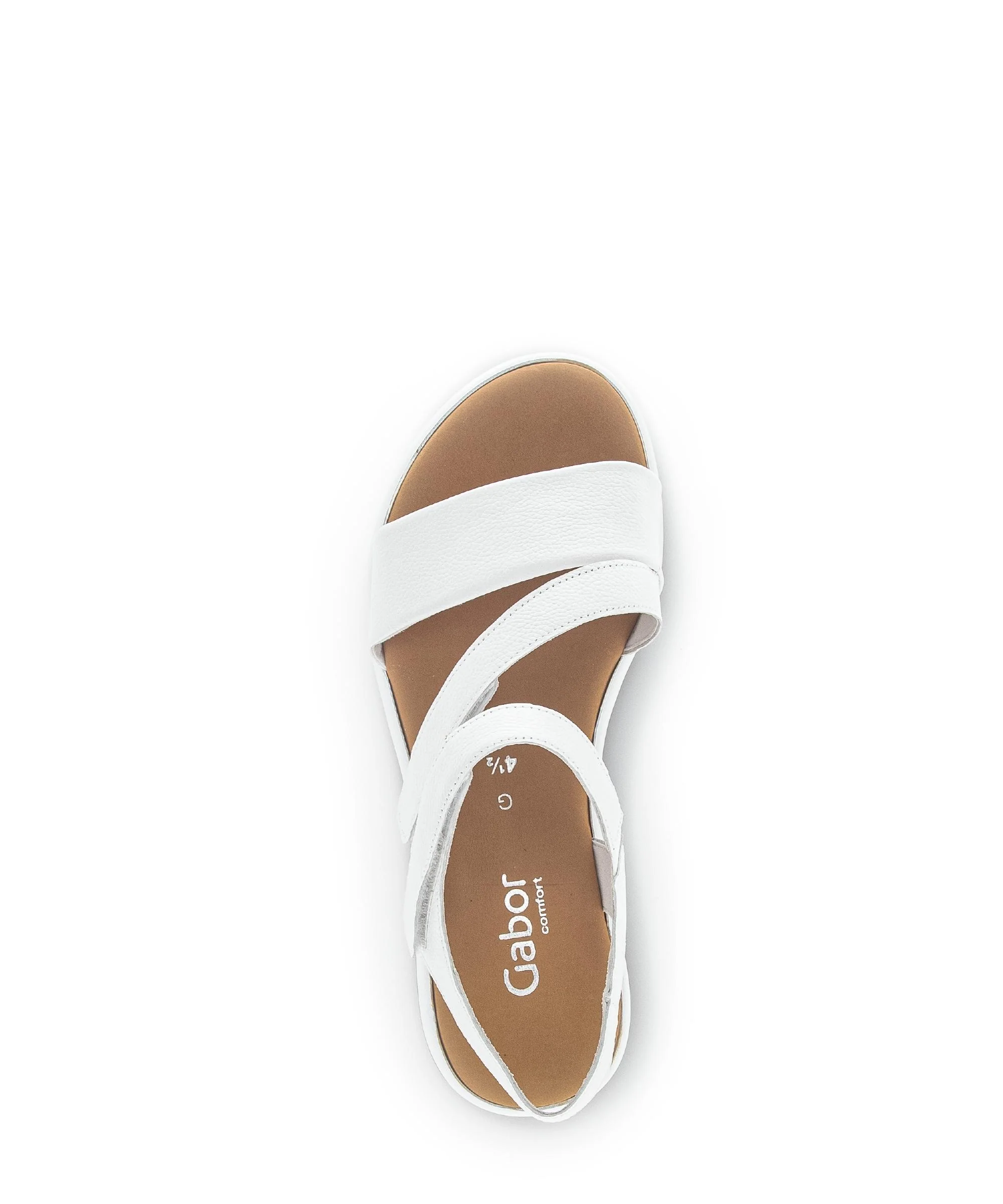 Sandales blanches en cuir - Image 3