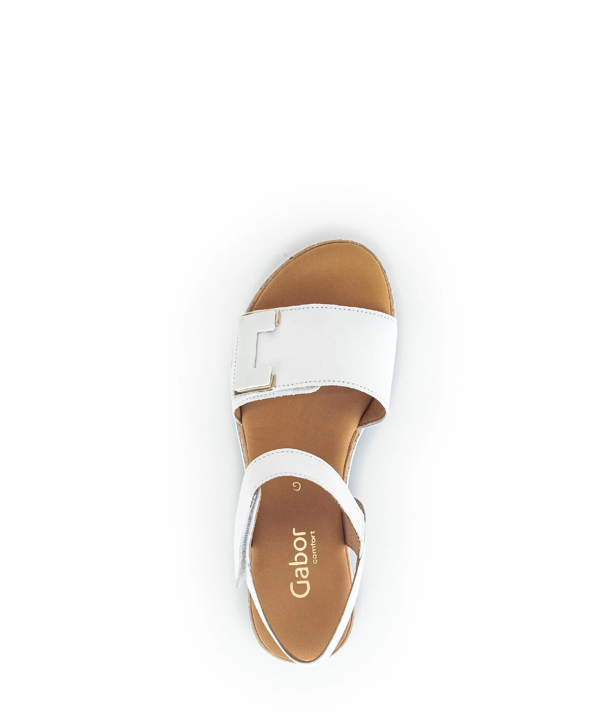 Sandales blanches en cuir - Image 3