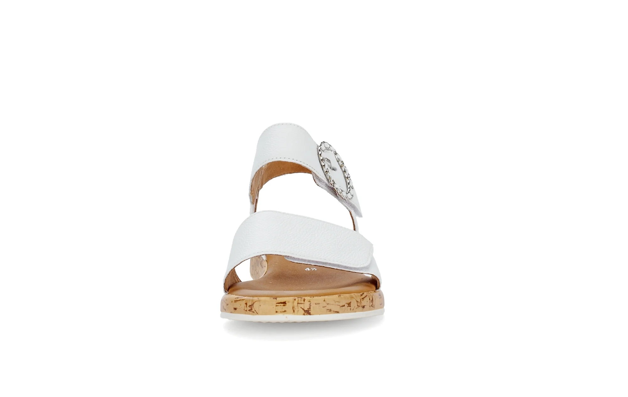 Sandales blanches en cuir - Image 5