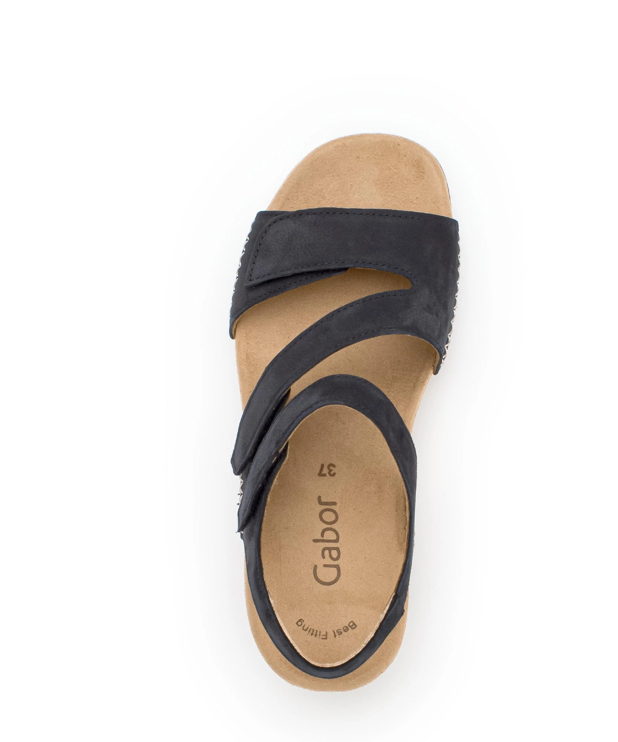 Sandales bleues en cuir - Image 3