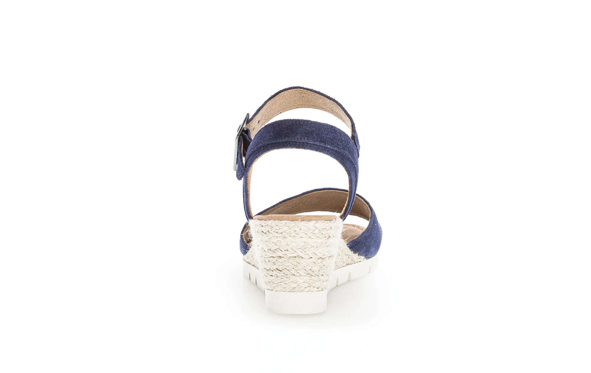 Sandales bleues en velours - Image 4