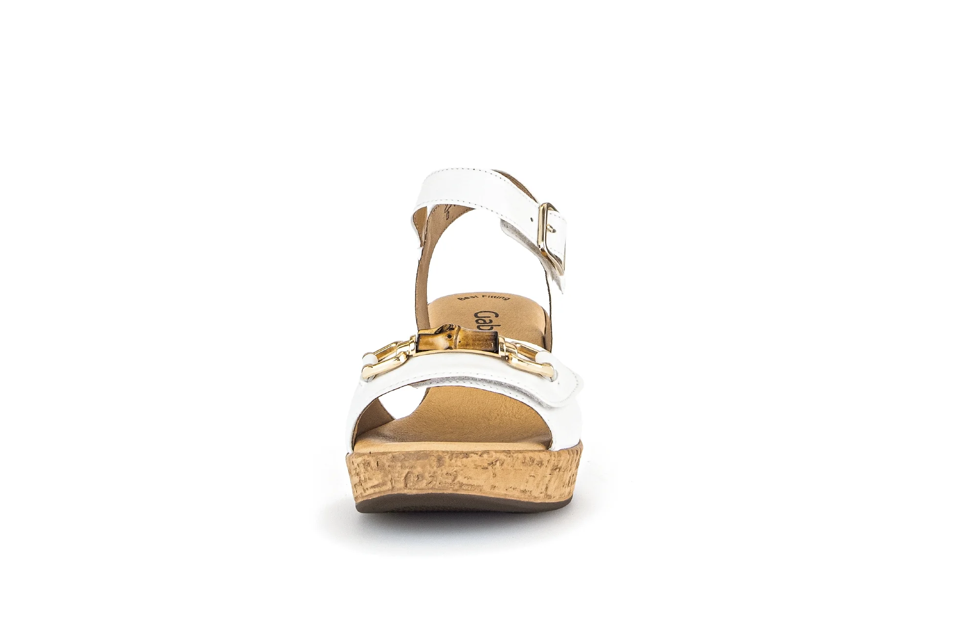 Sandales ecrus en cuir - Image 4