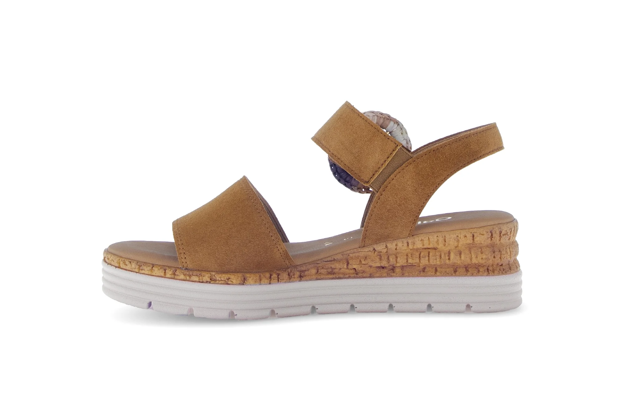 Sandales marron en velours - Image 2