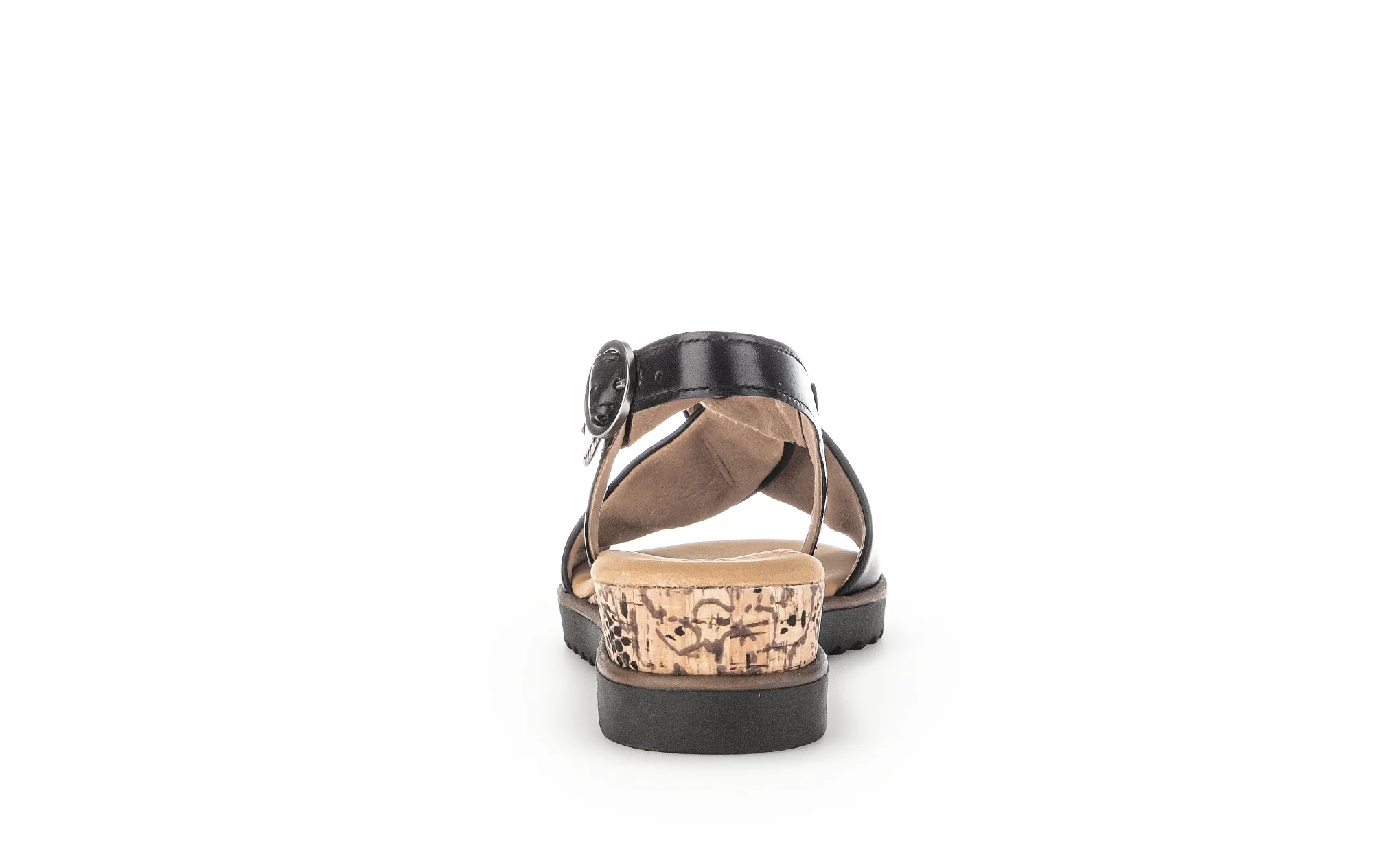 Sandales noires en cuir - Image 6