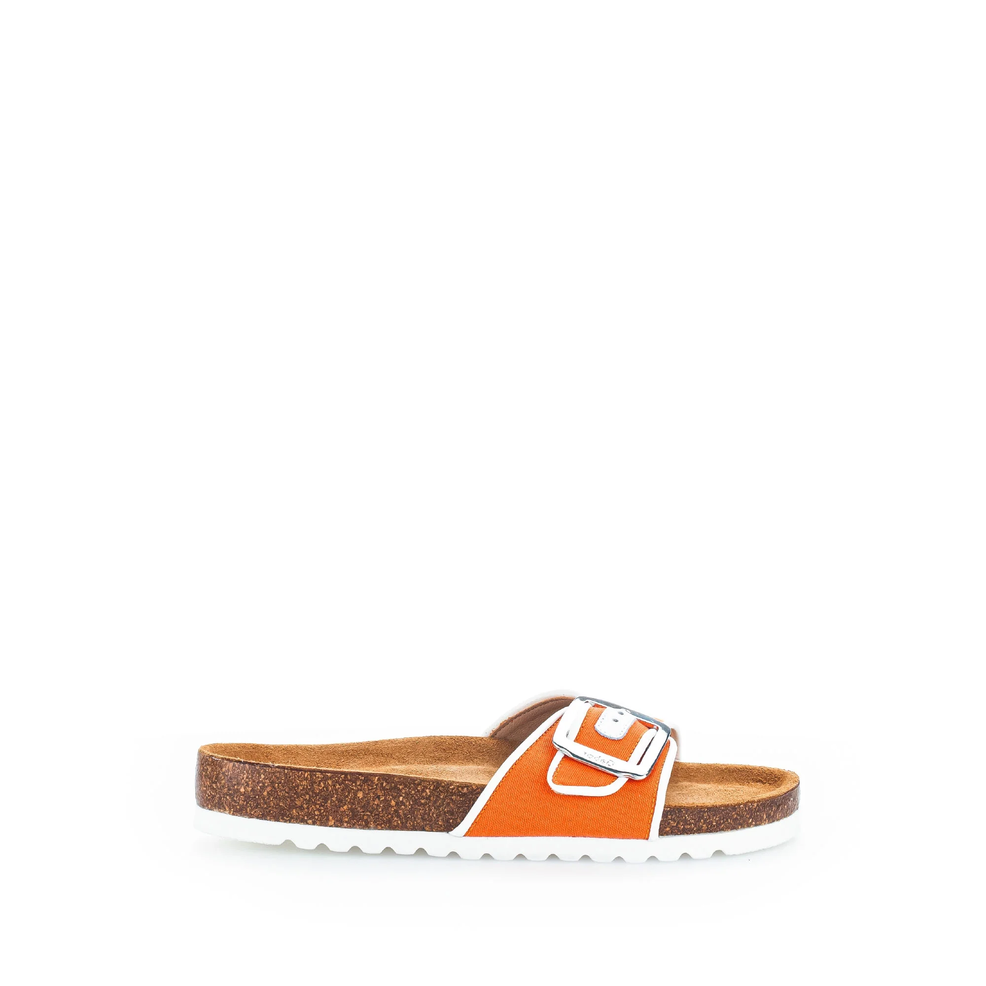Sandales oranges en textile